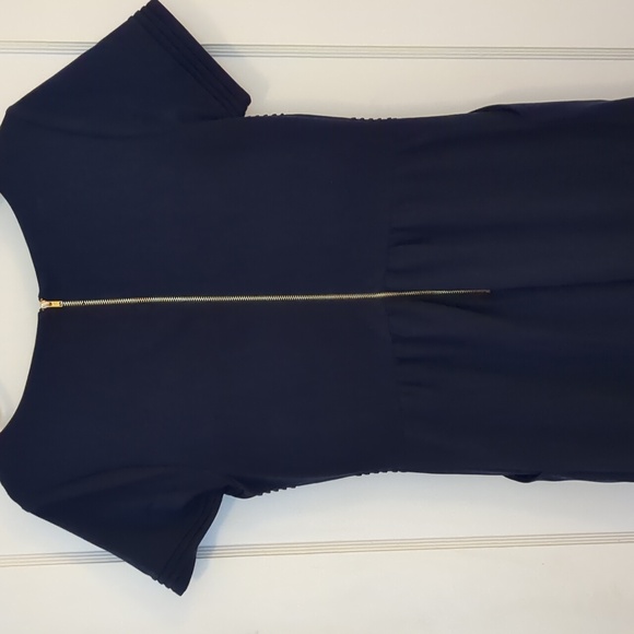 *3/$25 Uttam Boutique navy blue dress with pockets - Picture 7 of 7